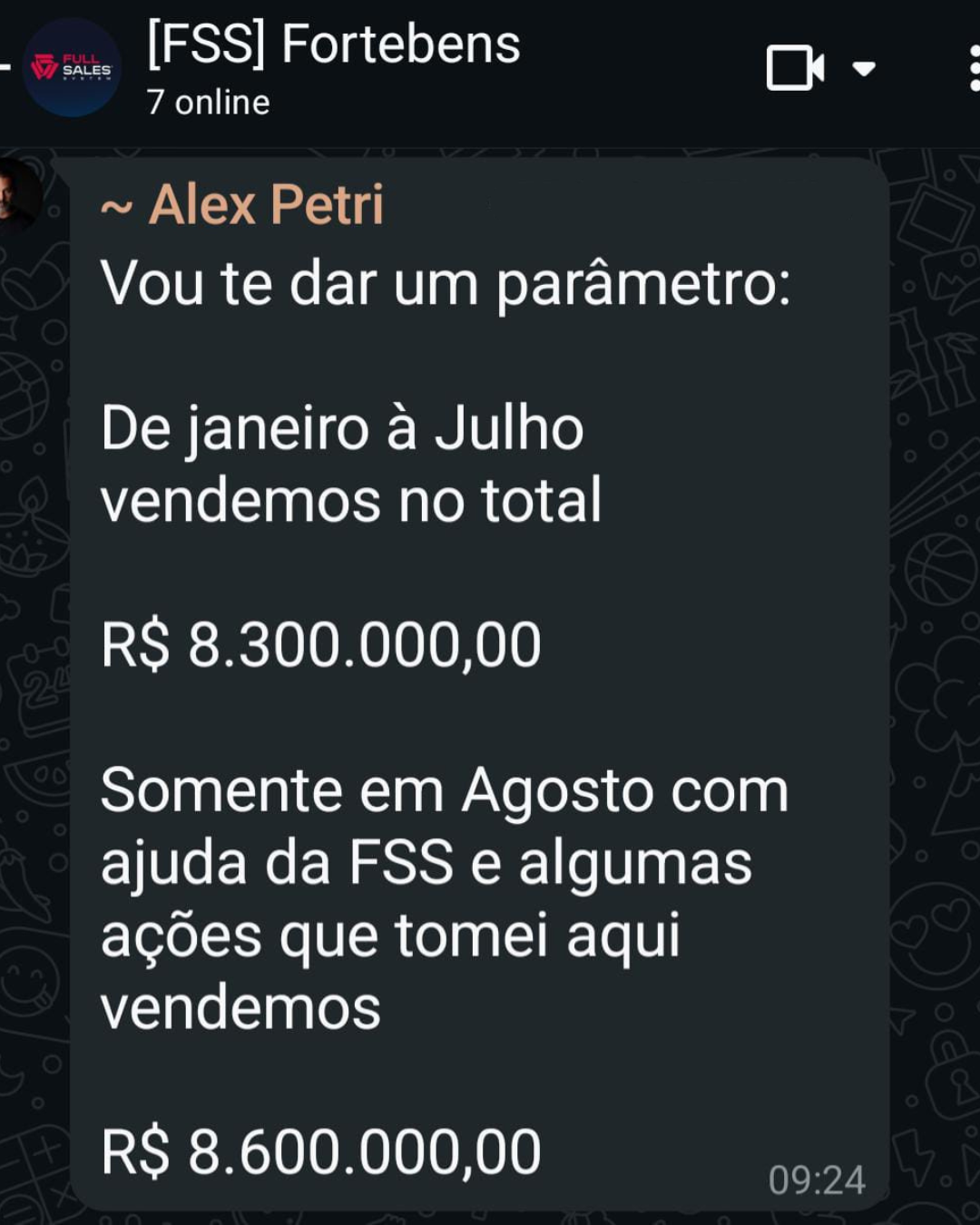 Depoimento de empresário